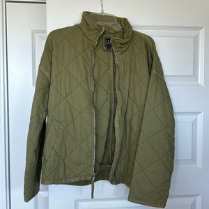 Green Quilted Jacket